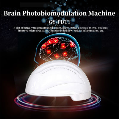 Neurofeedback Transcranial magnetische Physiotherapie-Maschine des Anregungs-Sturzhelm-810nm