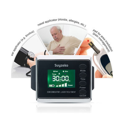 FDA tragbare Laser-Uhr für Bluthochdruck, medizinische Physiotherapie-Geräte