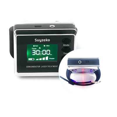 Nebenhöhlenentzündungs-Diabetes-medizinische Laser-Uhr rotes blaues 26pcs LED SSCH GaALAs